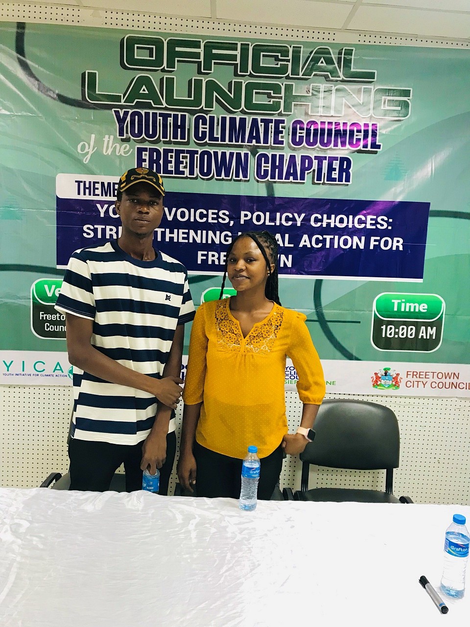 WE ANSWERED THE INVITATION OF YCC FREETOWN CHAPTER
